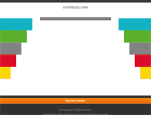 Tablet Screenshot of crickbuzz.com